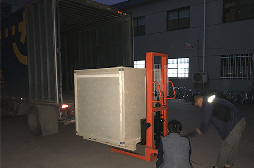 永州客戶SMT設備專車送貨，貨到上門安裝調試